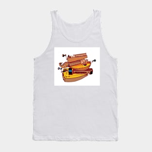 A pile of Gurdies Tank Top